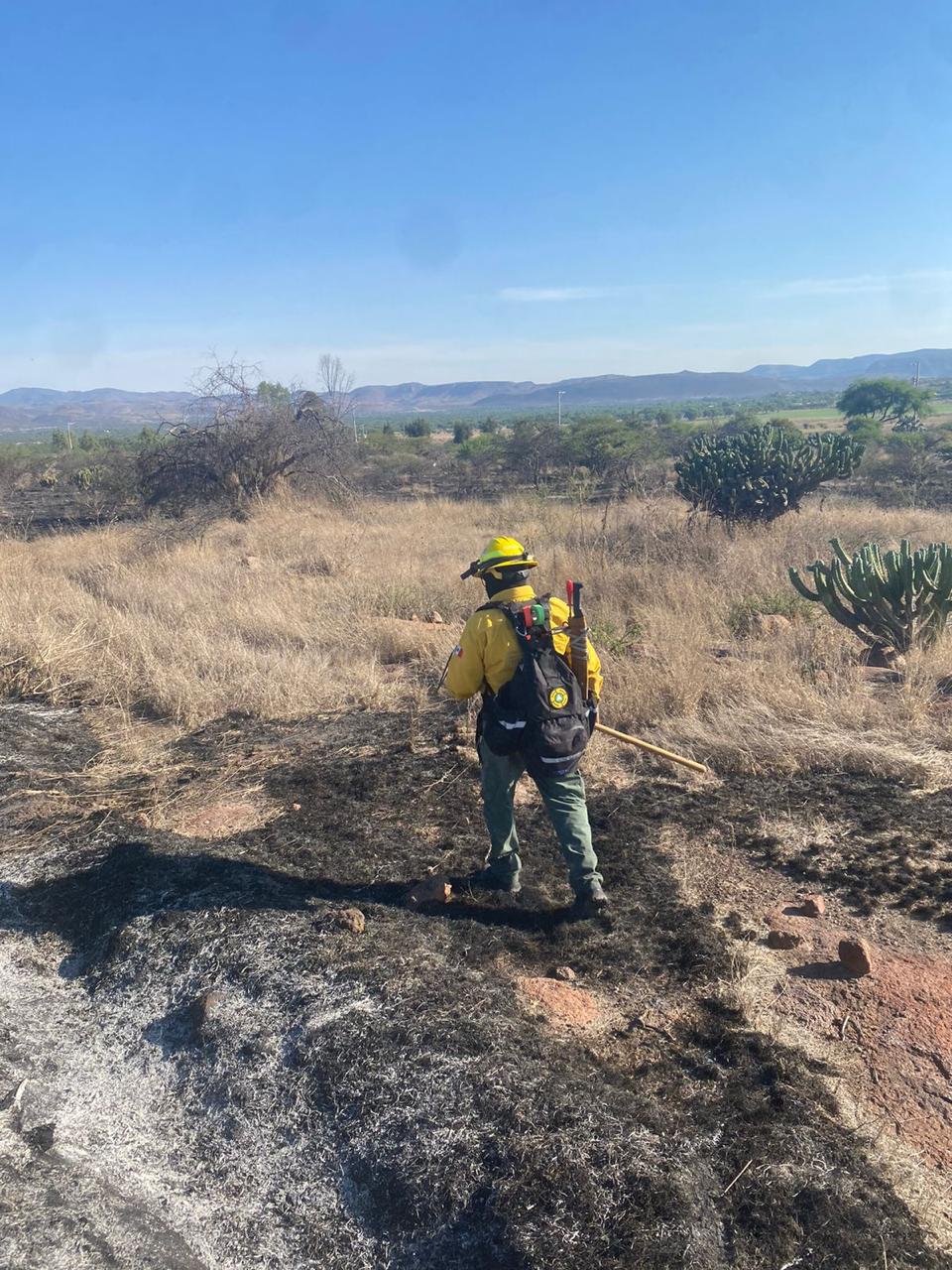 ESTADO ATIENDE INCENDIOS FORESTALES EN SANTA MARÍA DEL RÍO Y&nbsp;CÁRDENAS