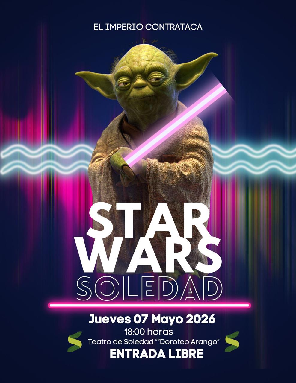 SOLEDAD PROYECTA UNA NOCHE DE OTRO PLANETA CON FUNCIÓN ESPECIAL DE STAR&nbsp;WARS