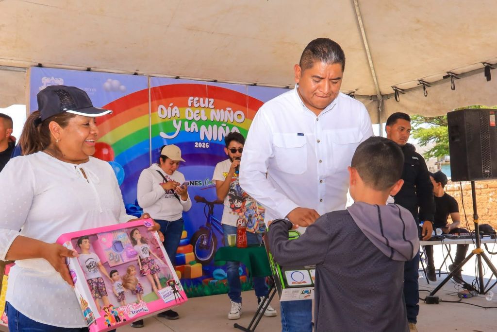 GOBIERNO DE VILLA DE REYES LLEVA FESTEJOS DEL DÍA DE LA NIÑEZ A COMUNIDADES DEL&nbsp;MUNICIPIO