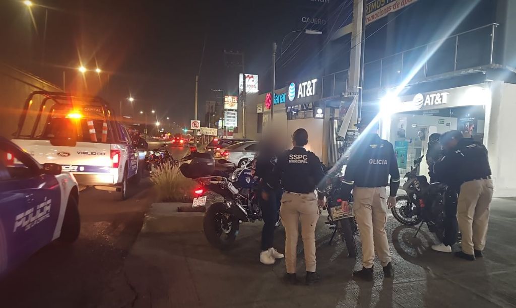 Policía de la Capital implementa operativo Conducción Segura para inhibir arrancones y conducción temeraria de&nbsp;motocicletas