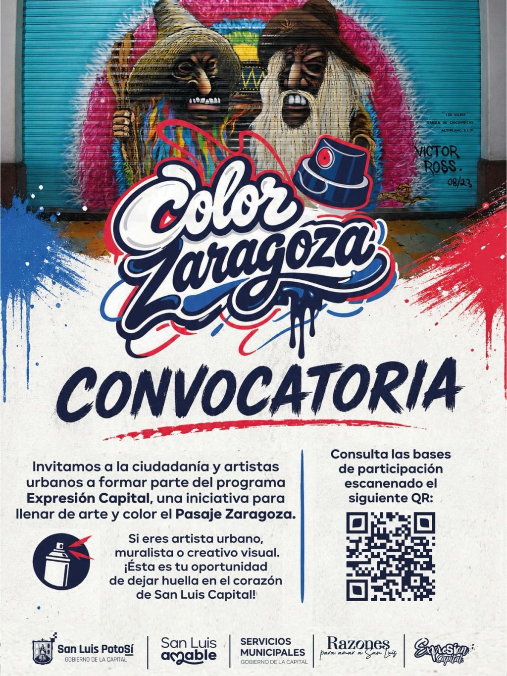 Gobierno de la Capital lanza convocatoria “Color Zaragoza” para transformar el Pasaje Zaragoza con arte&nbsp;urbano