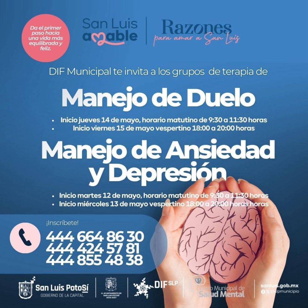 Esta semana inician las terapias grupales del DIF Municipal SLP, aún puedes&nbsp;ingresar