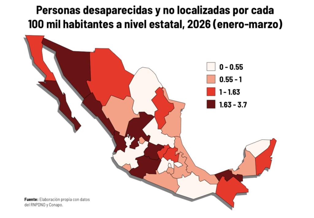 SAN LUIS, ENTRE LAS ENTIDADES CON MENOR INCIDENCIA DE&nbsp;DESAPARICIONES