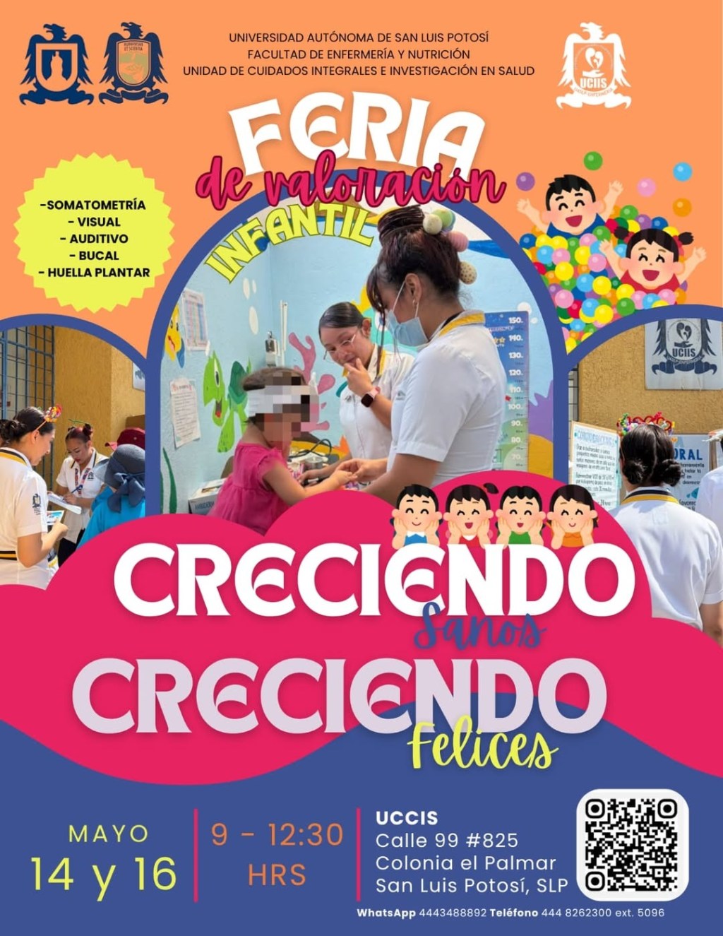 Facultad de Enfermería y Nutrición de la UASLP invita a jornada de atención preventiva para la&nbsp;infancia