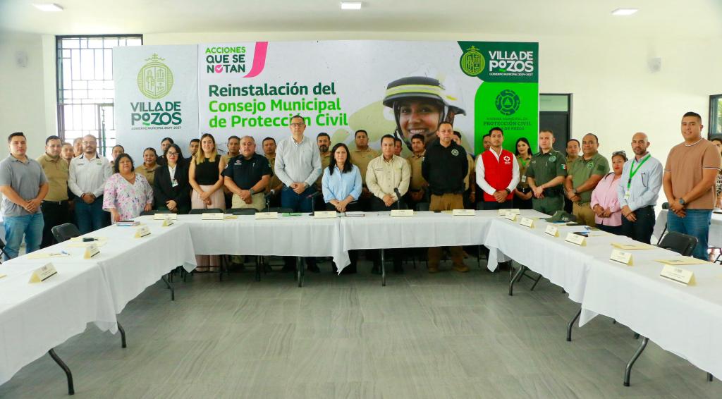 RENUEVAN CONSEJO MUNICIPAL DE PROTECCIÓN CIVIL EN VILLA DE&nbsp;POZOS
