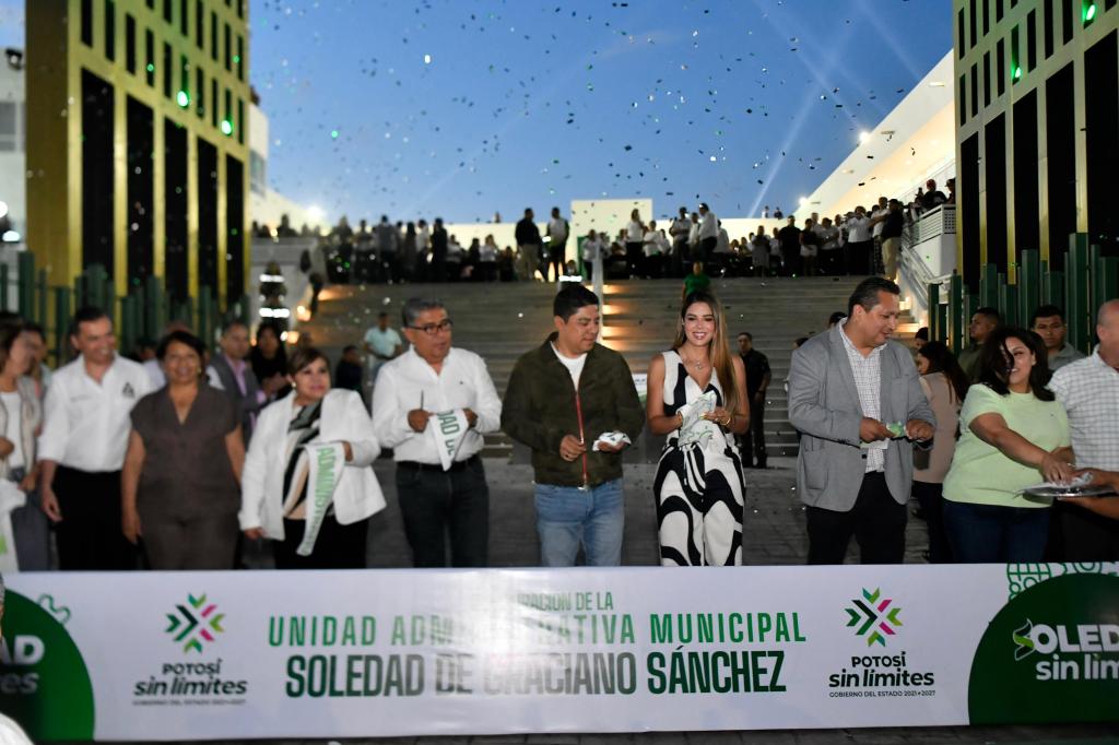 RICARDO GALLARDO CUMPLE A SOLEDENSES CON NUEVA UNIDAD ADMINISTRATIVA MUNICIPAL