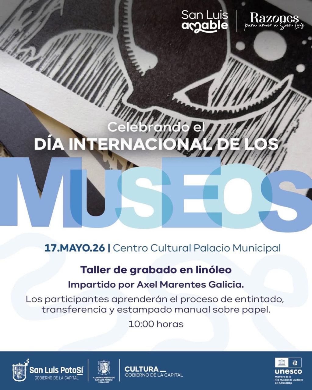 Gobierno de la Capital invita a celebrar el Día Internacional de los Museos con actividades culturales gratuitas en el Centro Cultural Palacio&nbsp;Municipal