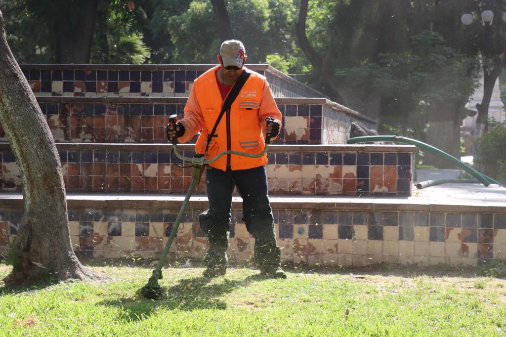 Realizan jornada de limpieza en la Alameda Juan&nbsp;Sarabia