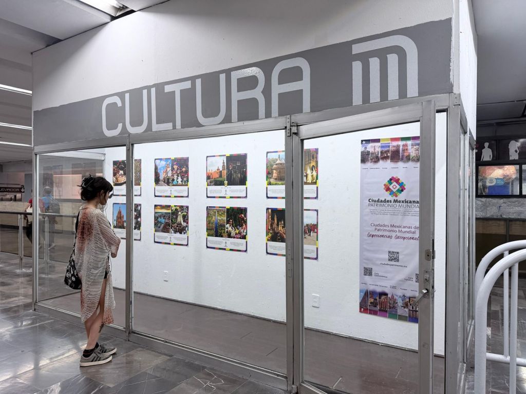 San Luis Capital llega al Metro de la CDMX con muestra fotográfica de Ciudades Patrimonio&nbsp;Mundial