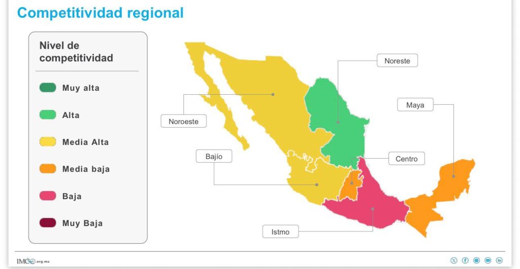 SAN LUIS DESTACA ENTRE LOS ESTADOS MÁS COMPETITIVOS DEL&nbsp;NORESTE