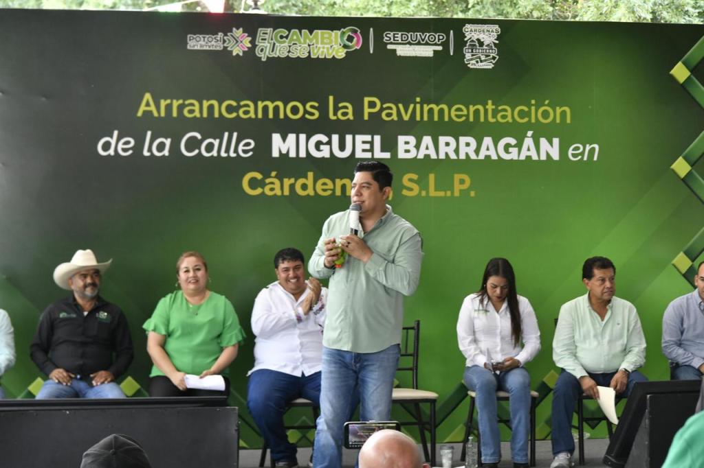 RICARDO GALLARDO IMPULSA LA MOVILIDAD EN CÁRDENAS CON OBRAS&nbsp;VIALES