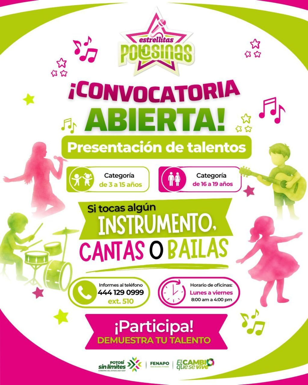 FENAPO ABRE ESPACIOS AL TALENTO INFANTIL Y&nbsp;JUVENIL