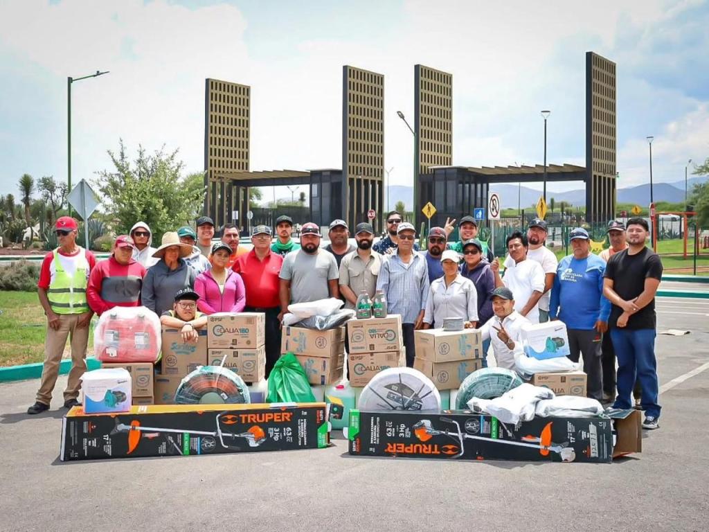 GOBIERNO ESTATAL REFUERZA MANTENIMIENTO DEL PARQUE LAS CAMELIAS EN&nbsp;MATEHUALA