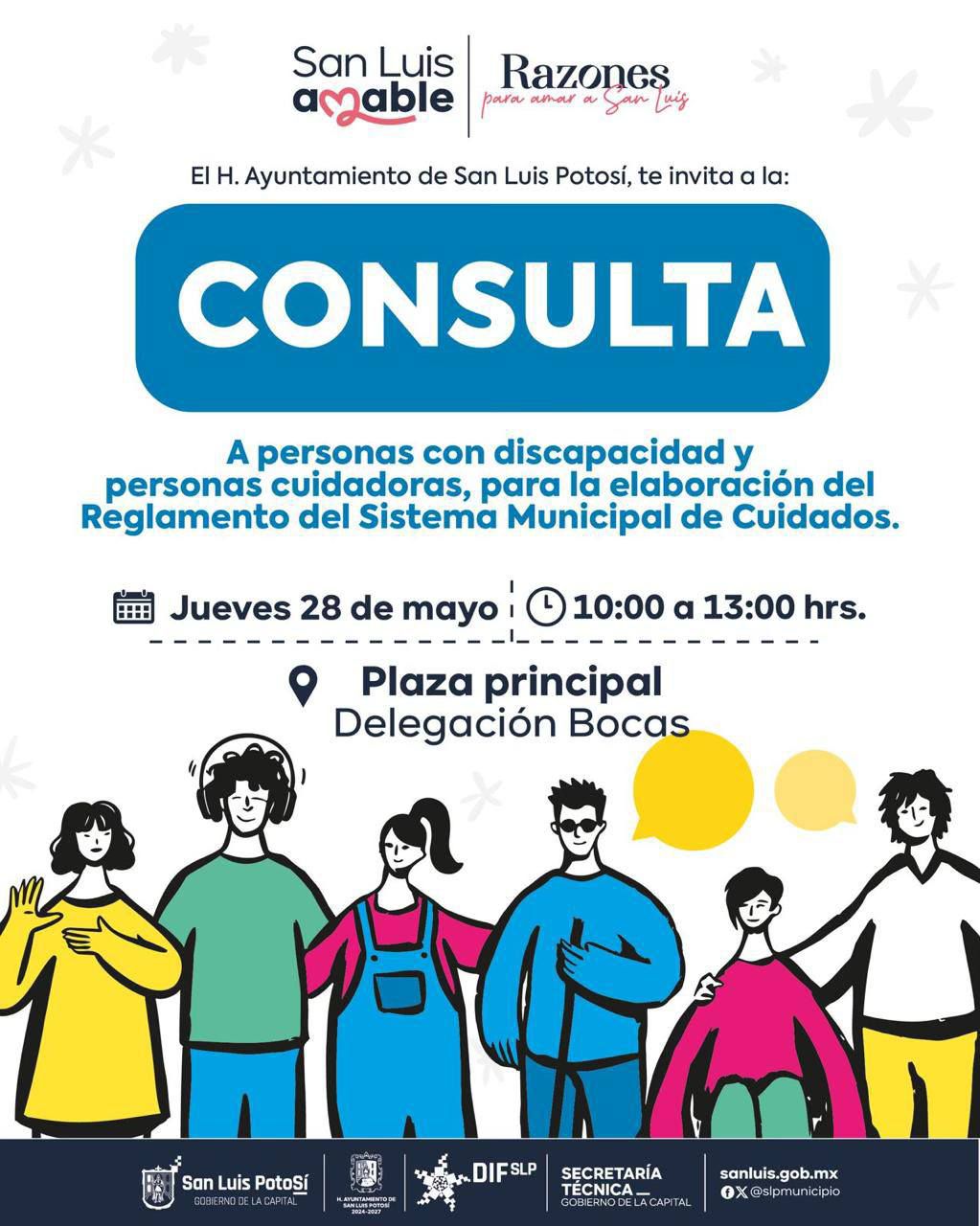 Consulta para Reglamento del Sistema Municipal de Cuidados llega a Bocas