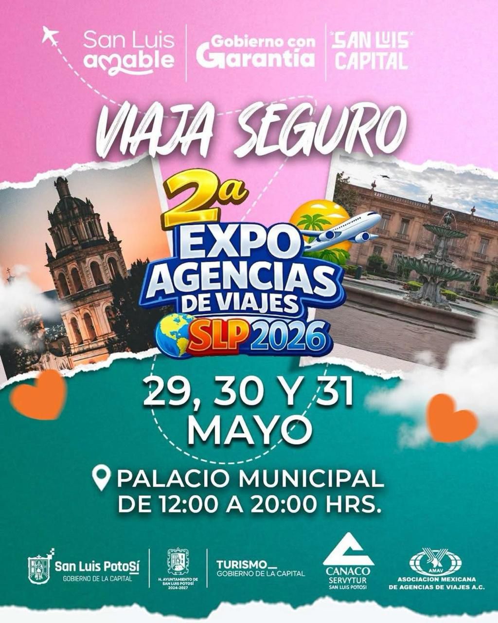 San Luis Capital invita a planear vacaciones seguras en la 2ª Expo Agencias de Viajes SLP 2026