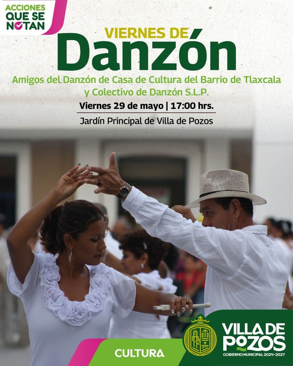 VILLA DE POZOS VIVIRÁ UNA TARDE LLENA DE MÚSICA, DANZÓN Y&nbsp;TRADICIÓN
