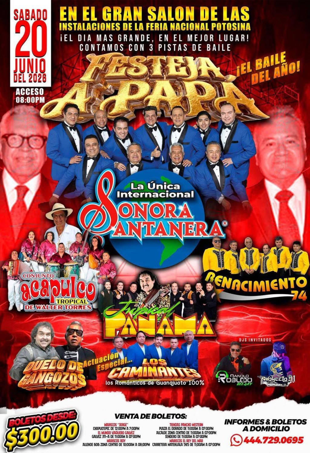 MÚSICA SIN LÍMITES LLEGA A LA FENAPO CON FESTEJO A LOS&nbsp;PAPÁS