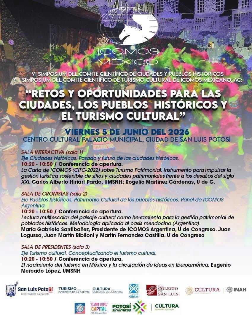 San Luis Capital será sede de encuentro nacional sobre patrimonio, ciudades históricas y turismo&nbsp;cultural