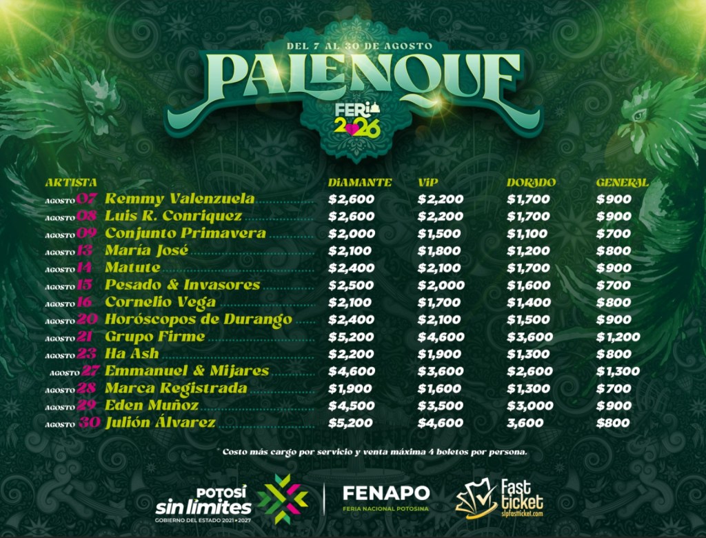 ARRANCA VENTA DE BOLETOS PARA EL PALENQUE FENAPO&nbsp;2026