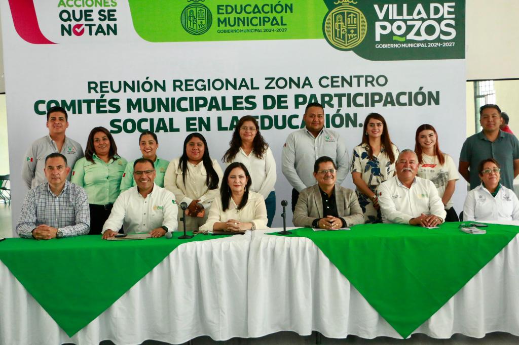 VILLA DE POZOS FORTALECE LA PARTICIPACIÓN SOCIAL PARA IMPULSAR UNA MEJOR&nbsp;EDUCACIÓN