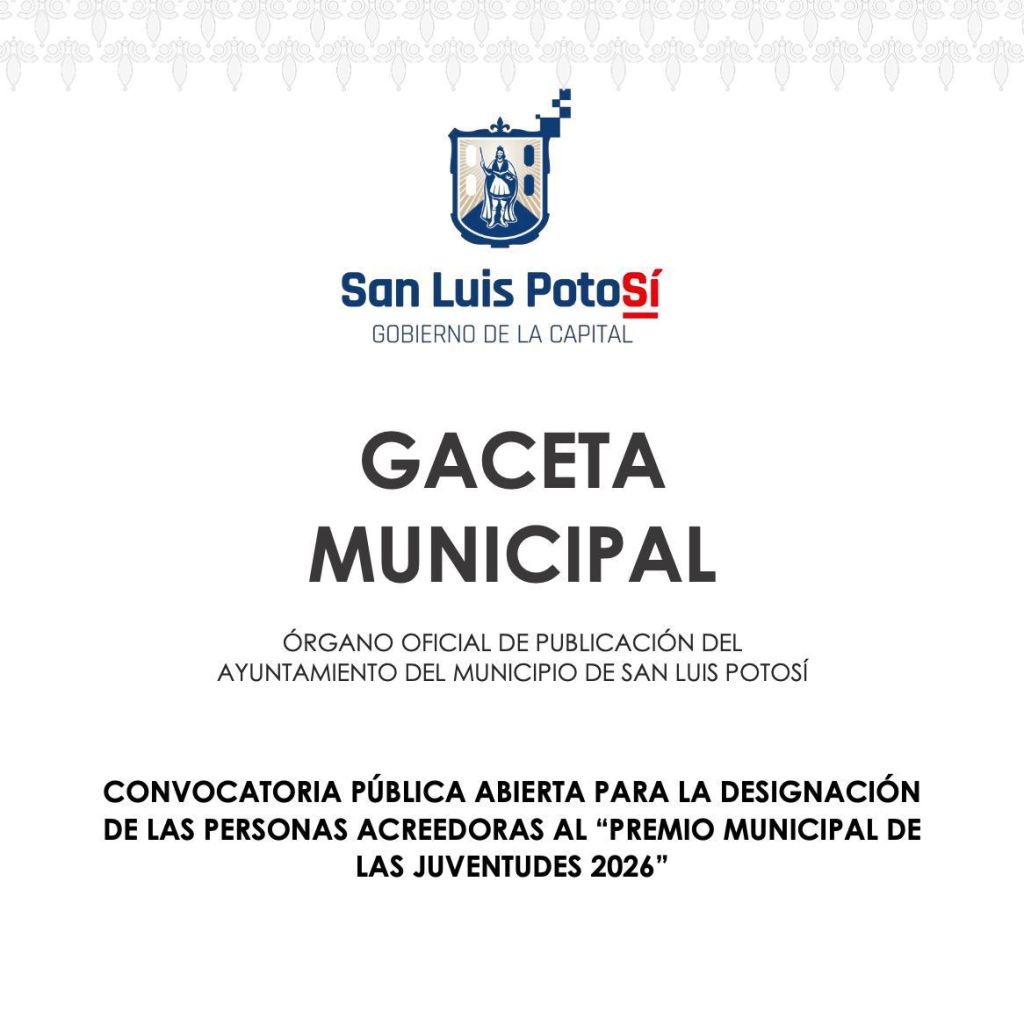 Gobierno de la Capital abre la convocatoria al Premio Municipal de las Juventudes&nbsp;2026