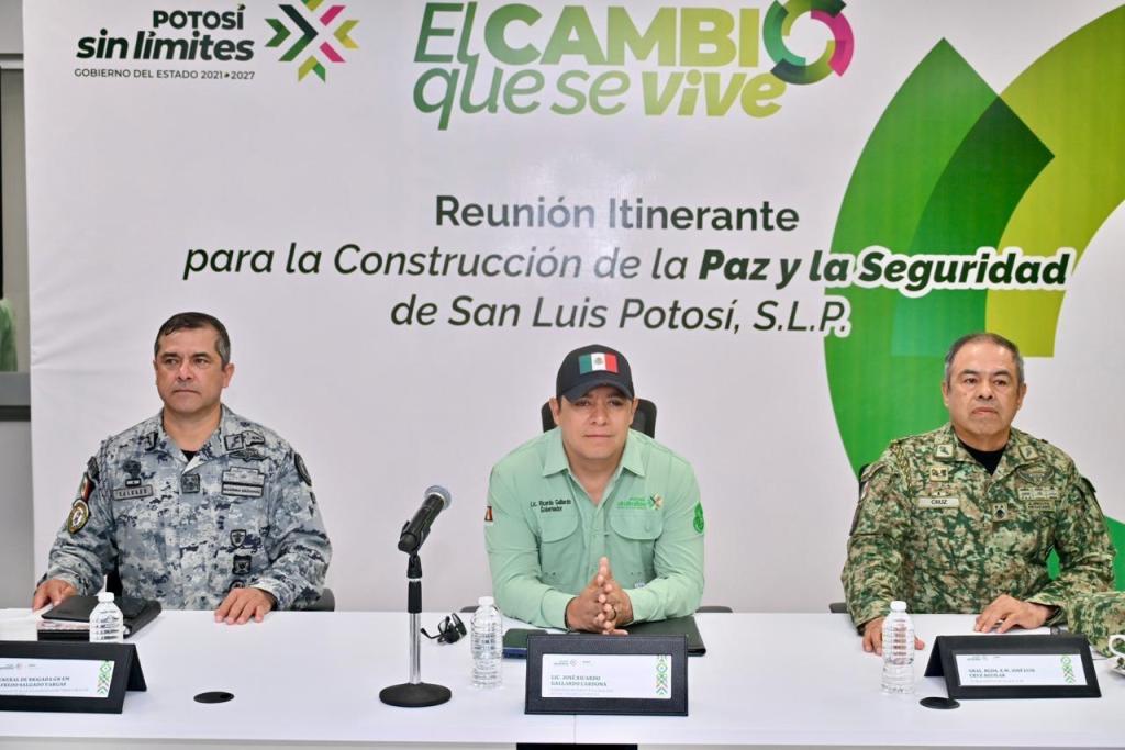 MÉXICO EVALÚA CONSTATA DISMINUCIÓN DE VIOLENCIA LETAL EN&nbsp;S.L.P.