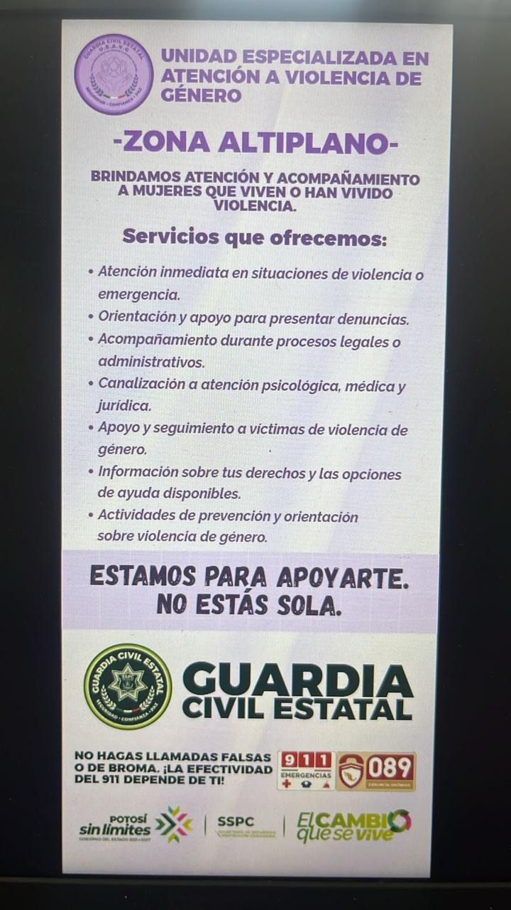 GOBIERNO ESTATAL FORTALECE LA PREVENCIÓN DE LA VIOLENCIA EN EL&nbsp;ALTIPLANO