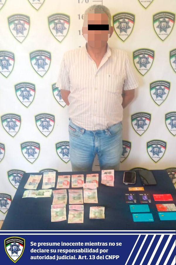 Policía de la Capital detiene a presunto «desplazador» de tarjetas bancarias en el Centro Histórico