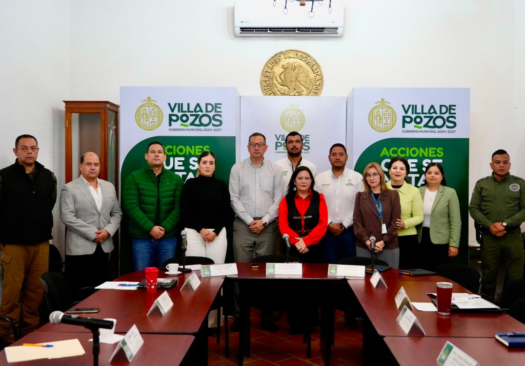 VILLA DE POZOS DA SEGUIMIENTO A ESTRATEGIAS PARA FORTALECER LA&nbsp;SEGURIDAD