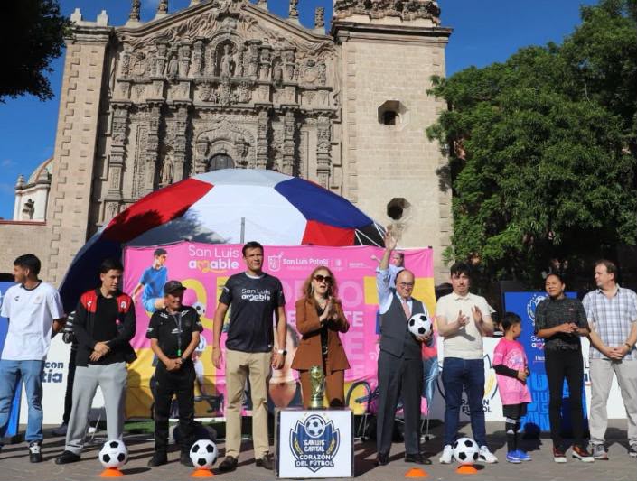 San Luis Capital vive la pasión mundialista; Alcalde Galindo inaugura “El Mundialito San Luis Amable&nbsp;2026