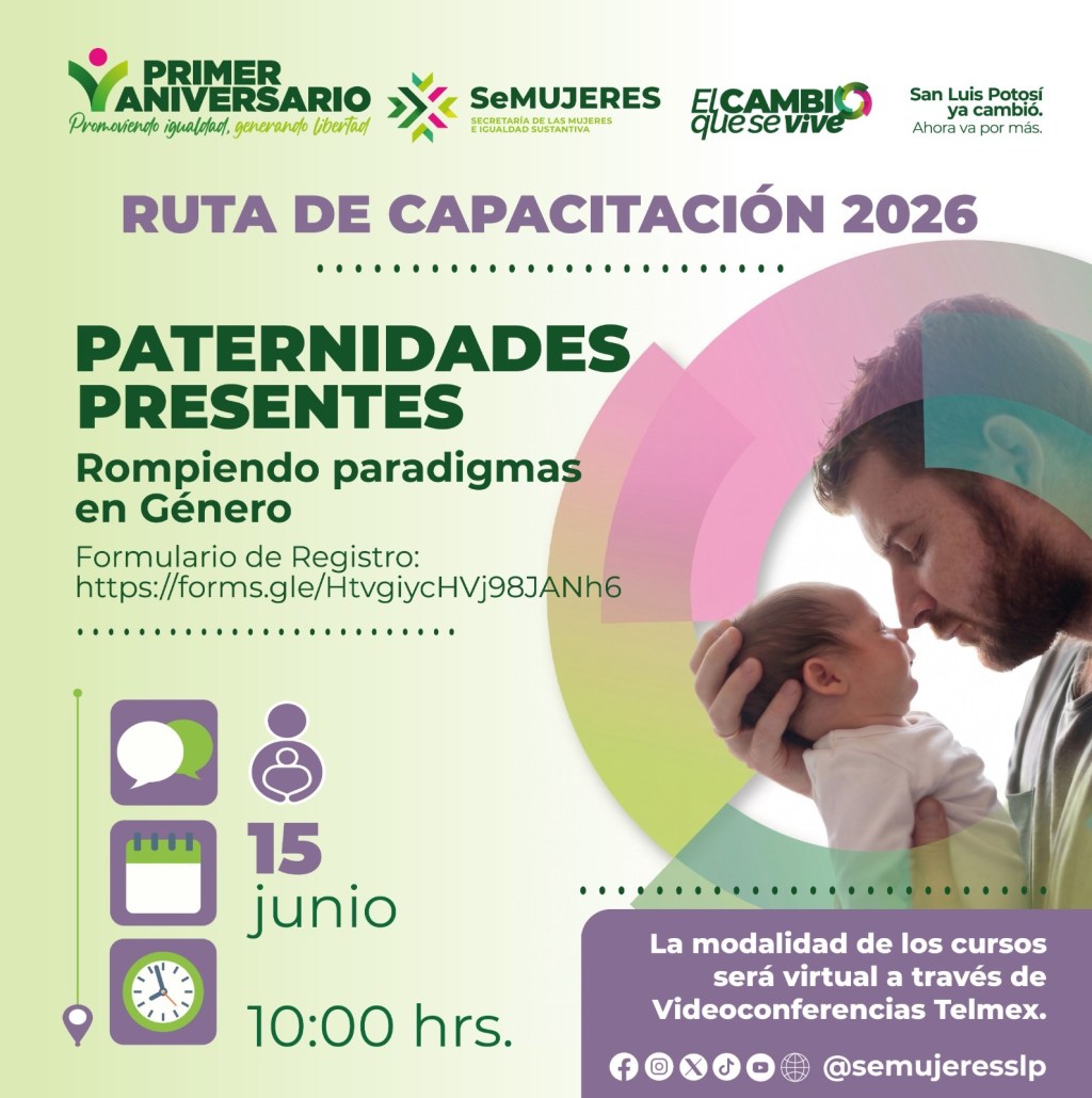 GOBIERNO ESTATAL INVITA A CONFERENCIA PARA SENSIBILIZAR SOBRE PATERNIDADES&nbsp;PRESENTES