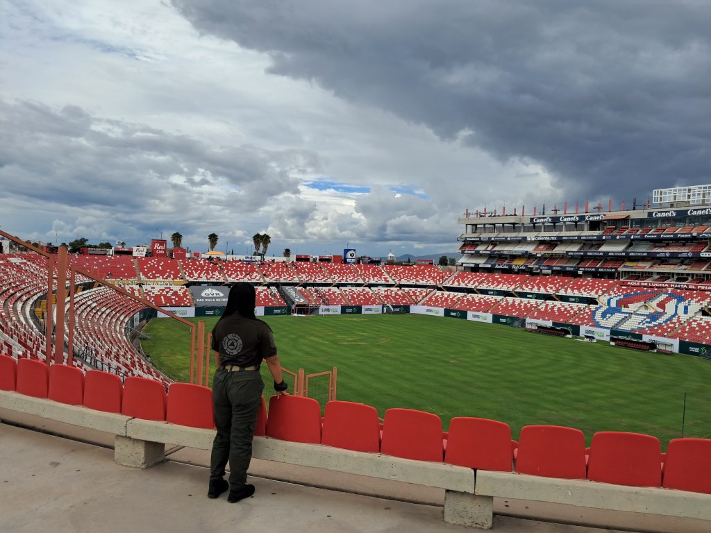 GOBIERNO ESTATAL GARANTIZA SEGURIDAD DURANTE TRANSMISIÓN DE PARTIDO EN EL ESTADIO LIBERTAD FINANCIERA