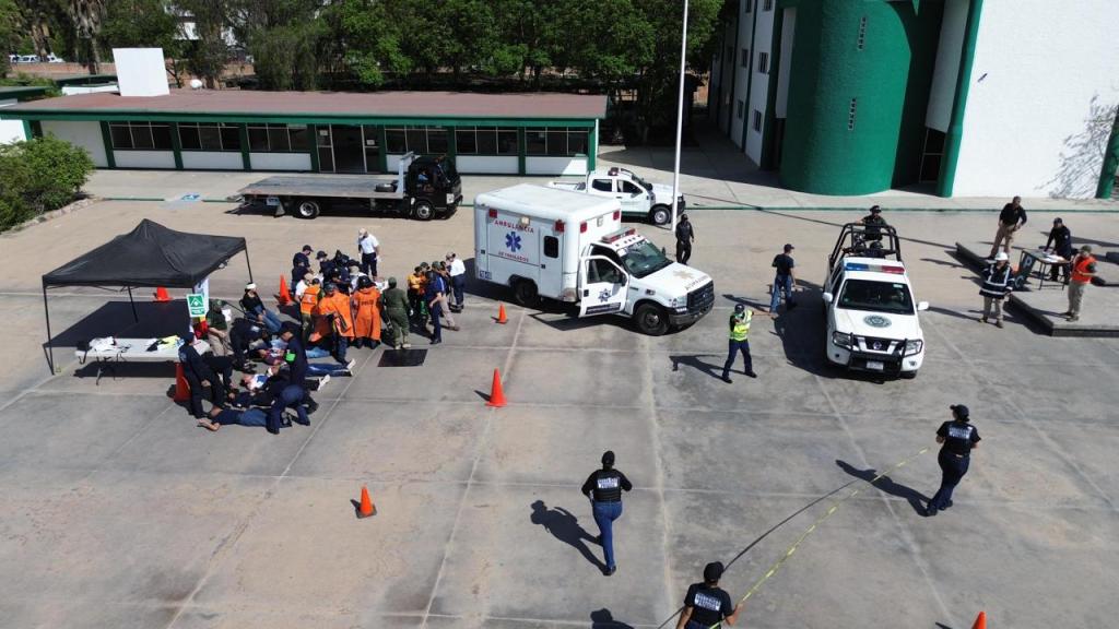 GOBIERNO ESTATAL REFUERZA LA PREPARACIÓN DE CORPORACIONES DE SEGURIDAD ANTE EMERGENCIAS