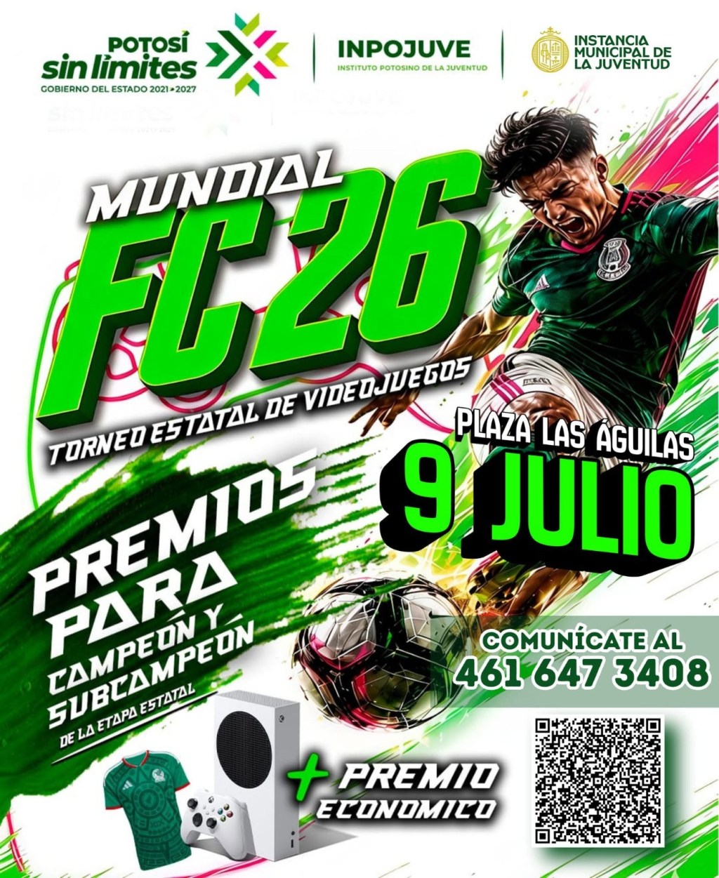 INVITAN A JÓVENES DE VILLA DE POZOS A PARTICIPAR EN TORNEO ESTATAL DE VIDEOJUEGOS