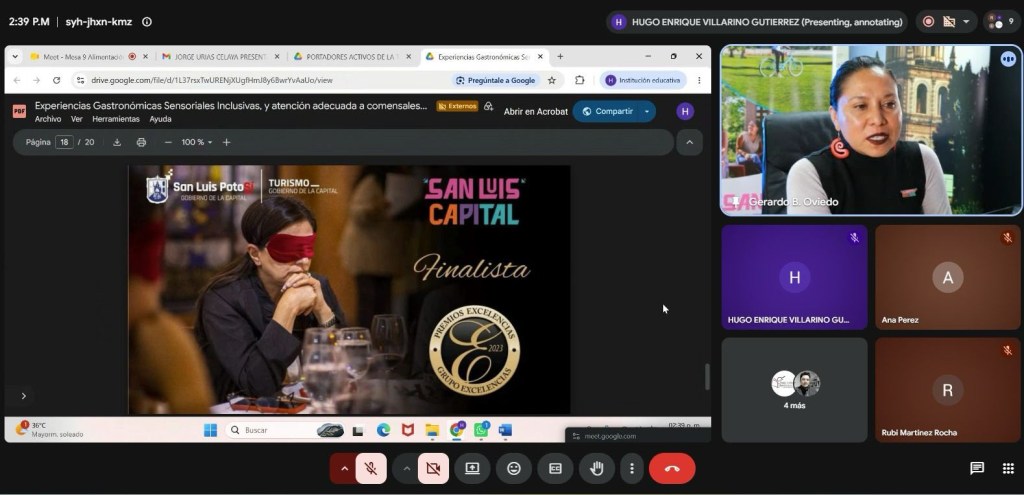 San Luis Capital participó en el Primer Festival Internacional y IV Coloquio Internacional de Cultura y Patrimonio&nbsp;Gastronómico