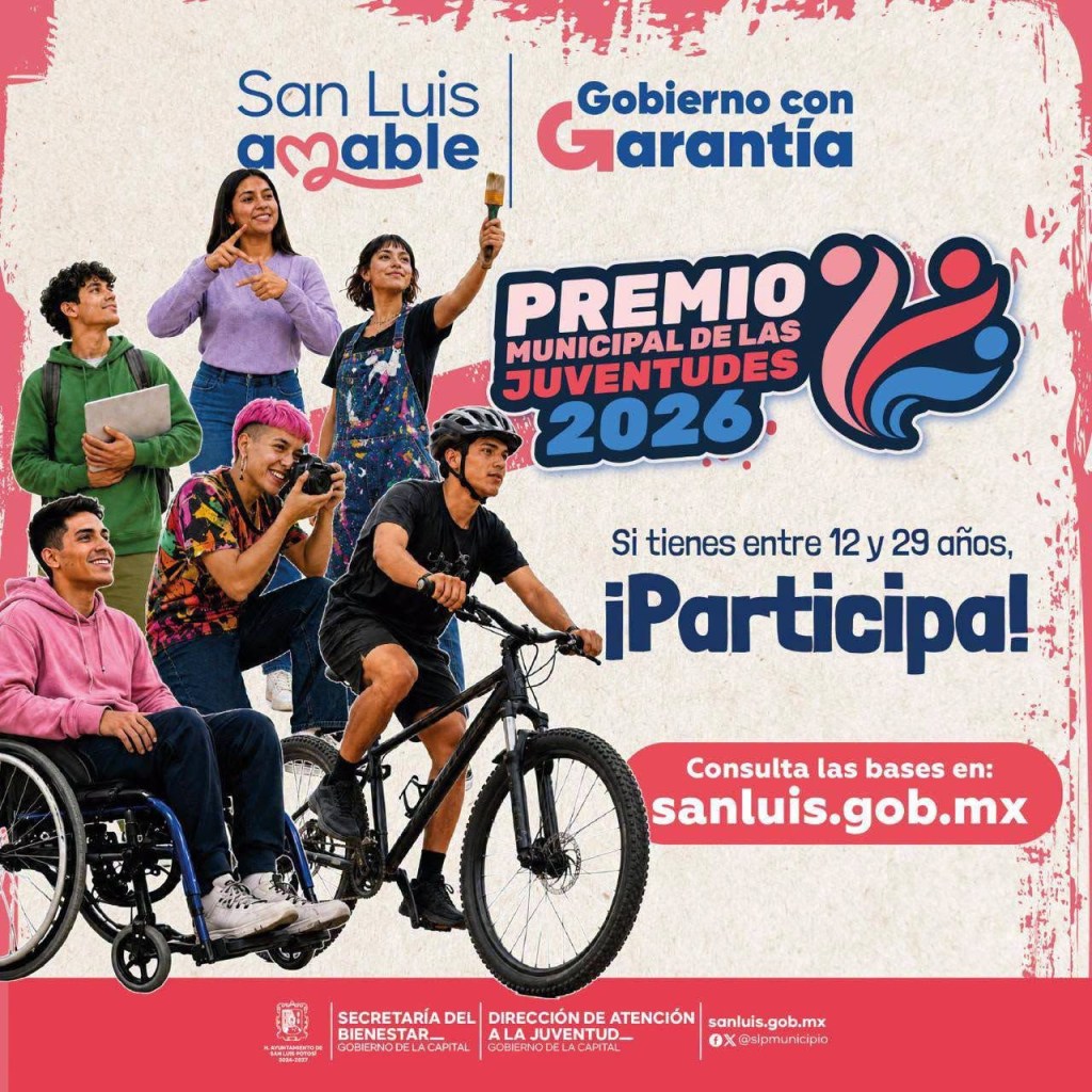 Por cerrar las inscripciones al Premio Municipal de las Juventudes del Gobierno de la&nbsp;Capital