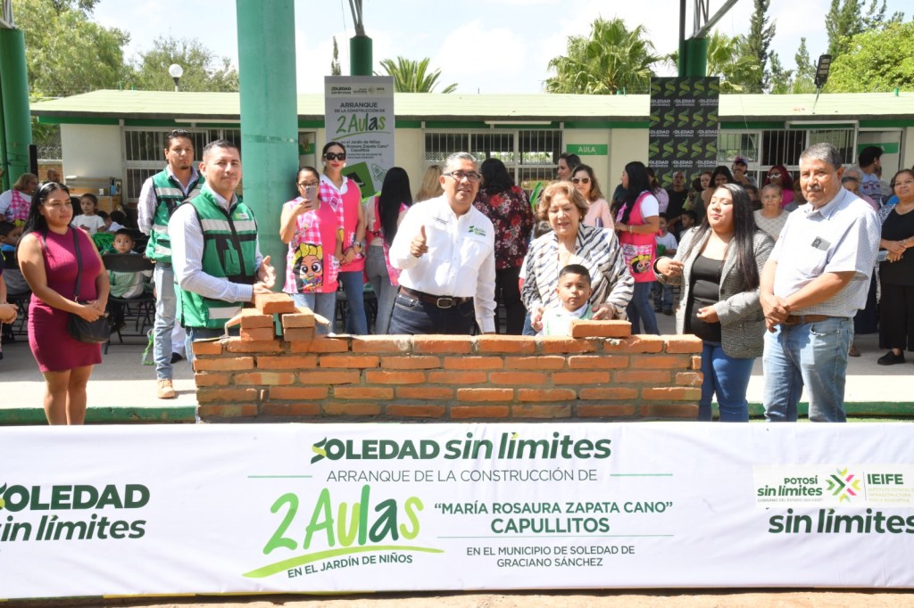 JUAN MANUEL NAVARRO ARRANCA AMPLIACIÓN DE JARDÍN DE NIÑOS «CAPULLITO 3» Y PROMUEVE CALIDAD&nbsp;EDUCATIVA