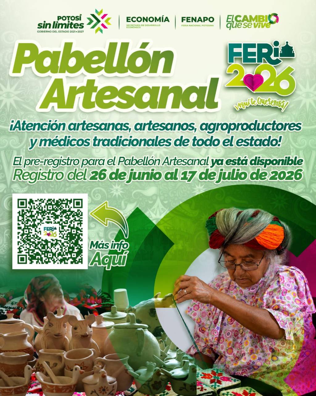 GOBIERNO ESTATAL IMPULSA EL TALENTO ARTESANAL EN LA FENAPO&nbsp;2026