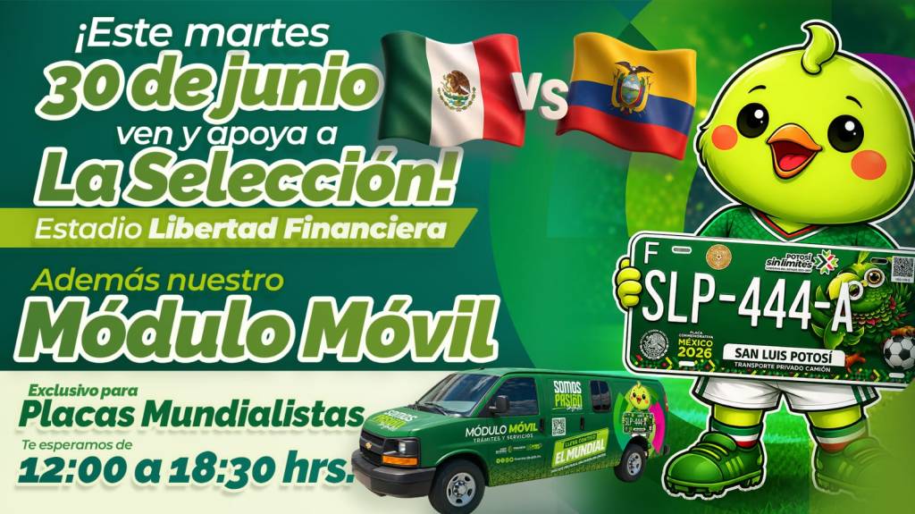 GOBIERNO ESTATAL ACERCA PLACAS MUNDIALISTAS EN EL ESTADIO LIBERTAD FINANCIERA ESTE&nbsp;MARTES