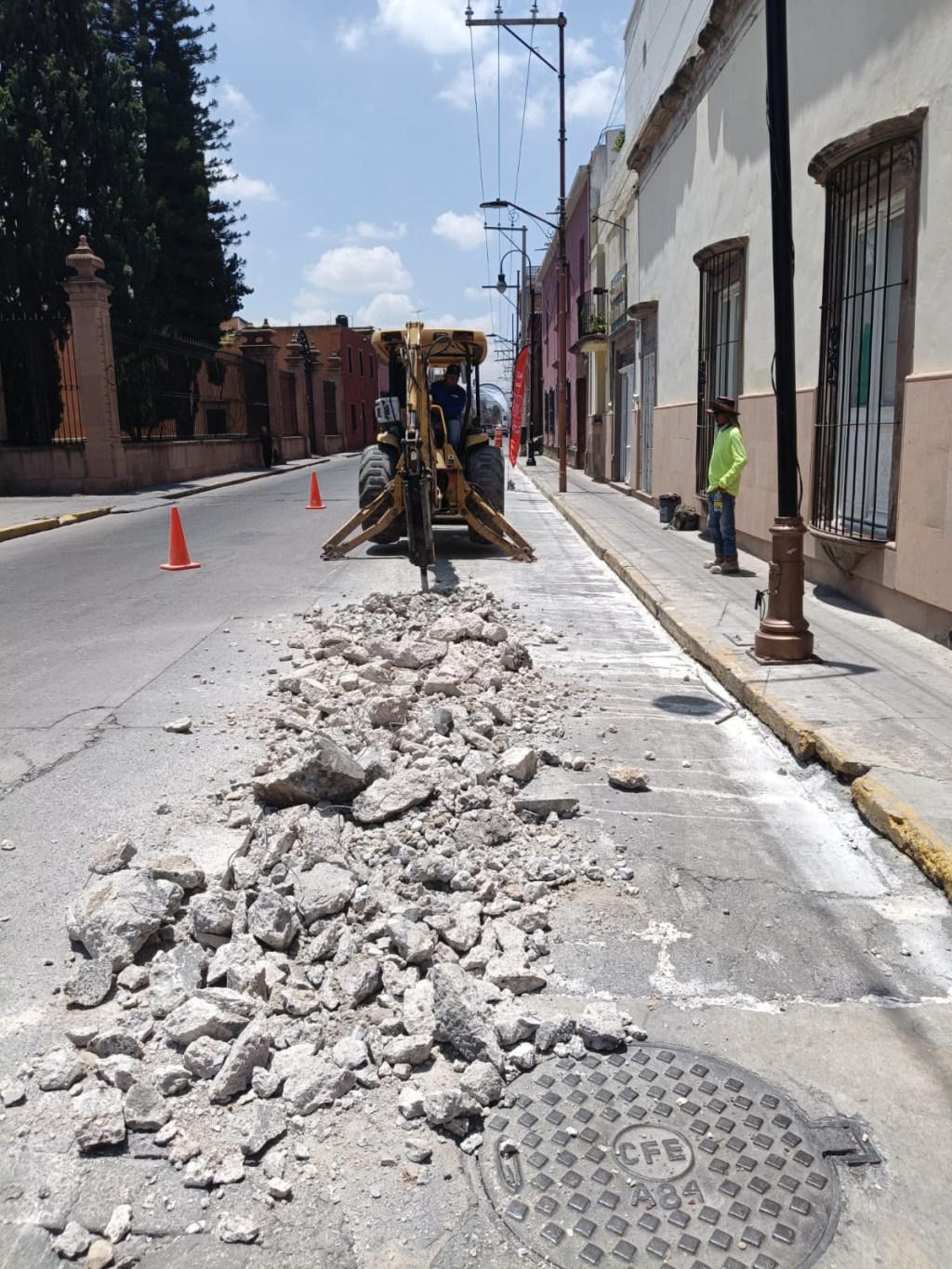 Interapas supervisa trabajos de rehabilitación sanitaria en coordinación con Centro Histórico