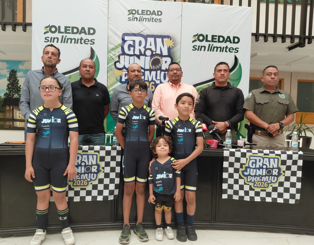 PRESENTAN LA NOVENA EDICIÓN DEL «GRAN PREMIO JUNIOR BIKE» EN SOLEDAD DE GRACIANO SÁNCHEZSOLEDAD DE GRACIANO SÁNCHEZ, SLP.