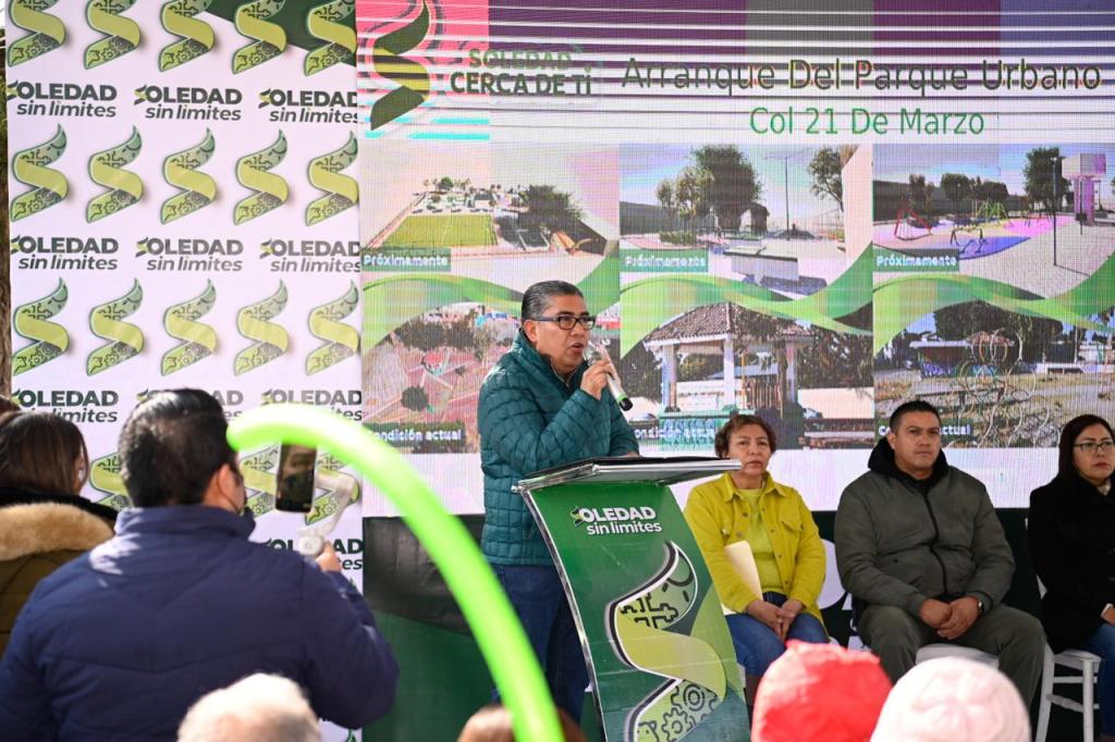 GOBIERNO DE SOLEDAD HACE REALIDAD UN PARQUE MODERNO E INTEGRAL PARA LAS FAMILIAS DE LA COL. 21 DE MARZO