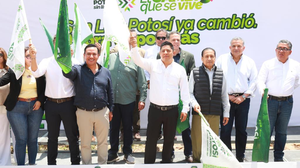 EL GOBERNADOR RICARDO GALLARDO PONE EN MARCHA LA SEGUNDA ETAPA DE LA VÍA ALTERNA&nbsp;SUR