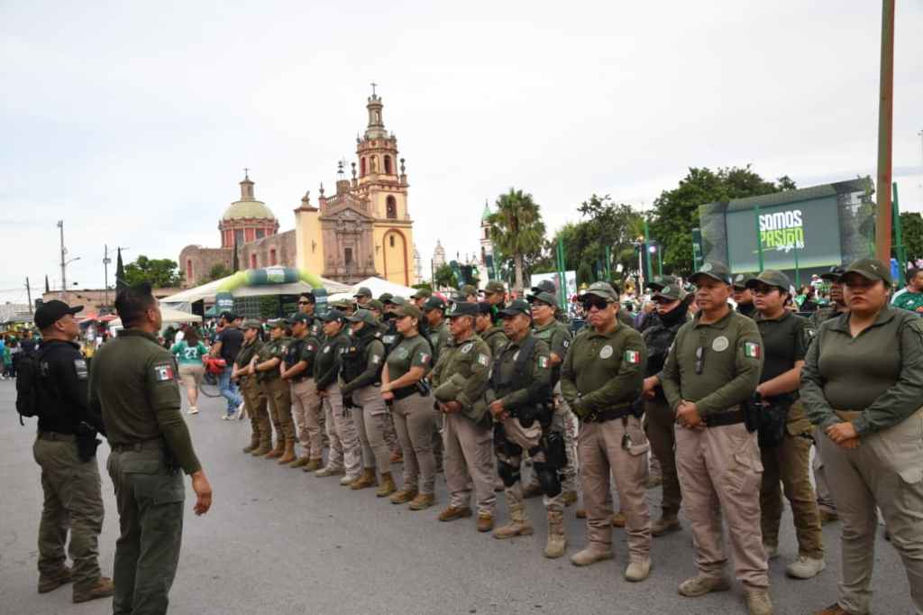 GUARDIA CIVIL DE SOLEDAD ACTIVA OPERATIVO PARA RESGUARDAR FIESTA MUNDIALISTA