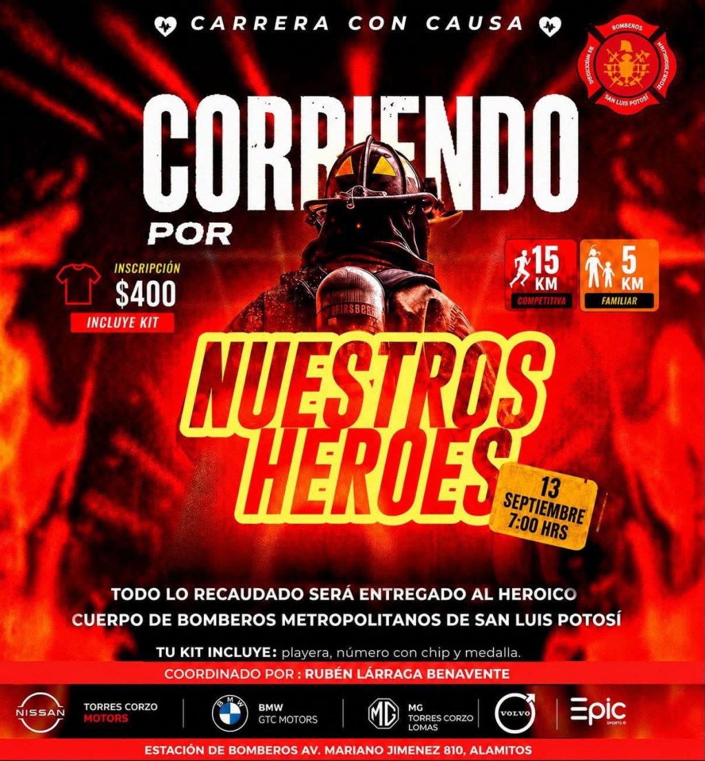 Invita regidor, Rubén Lárraga a apoyar a los Bomberos de la zona metropolitana