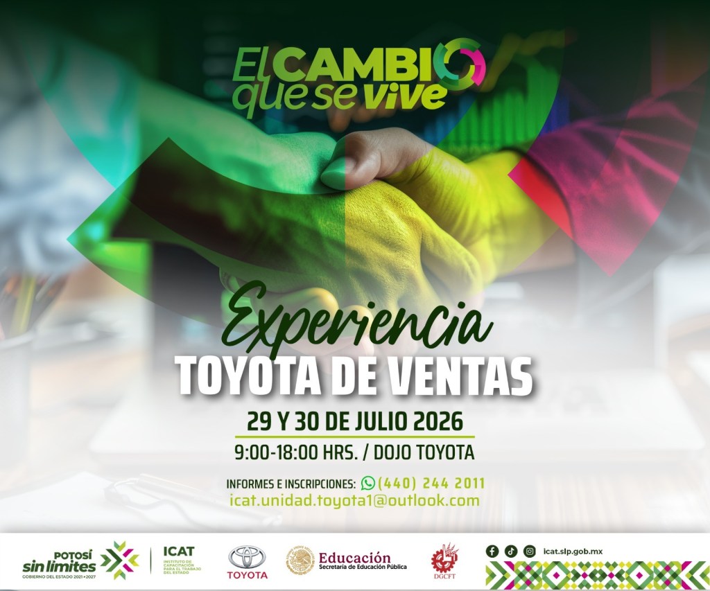 GOBIERNO DEL ESTADO ABRE INSCRIPCIONES PARA LA EXPERIENCIA TOYOTA EN VENTAS