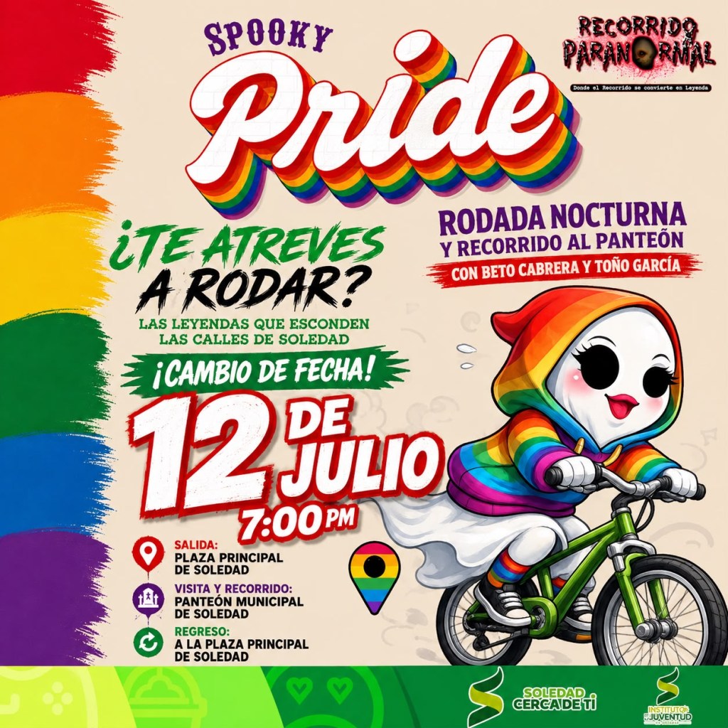 RODADA NOCTURNA Y DE TERROR, ESTE DOMINGO 12 DE JULIO: AYUNTAMIENTO DE&nbsp;SOLEDAD