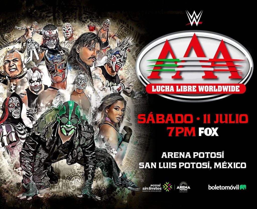 SAN LUIS RECIBE LUCHA LIBRE AAA Y WWE EN LA ARENA&nbsp;POTOSÍ