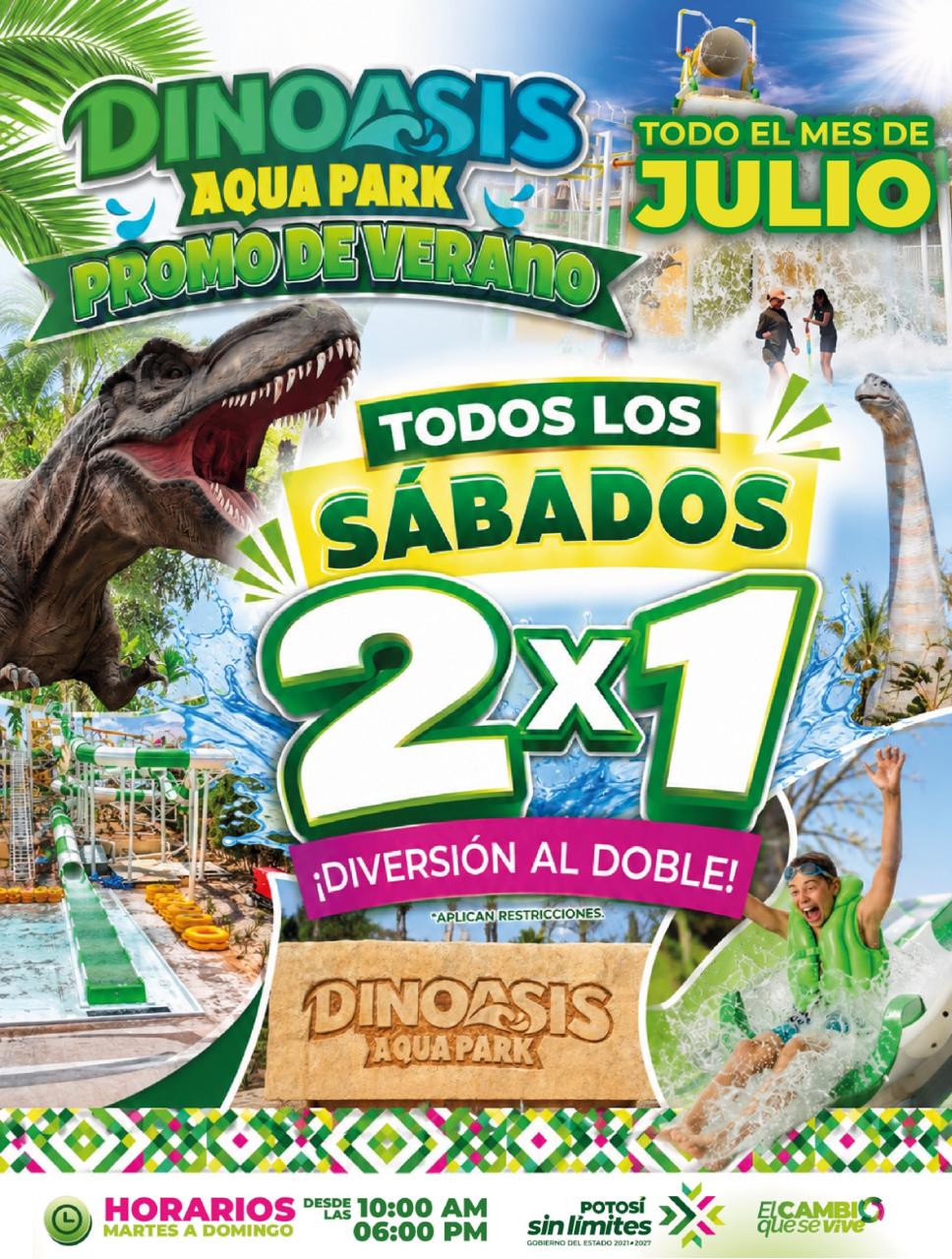 DINOASIS AQUA PARK OFRECE UN VERANO LLENO DE DIVERSIÓN Y PROMOCIONES
