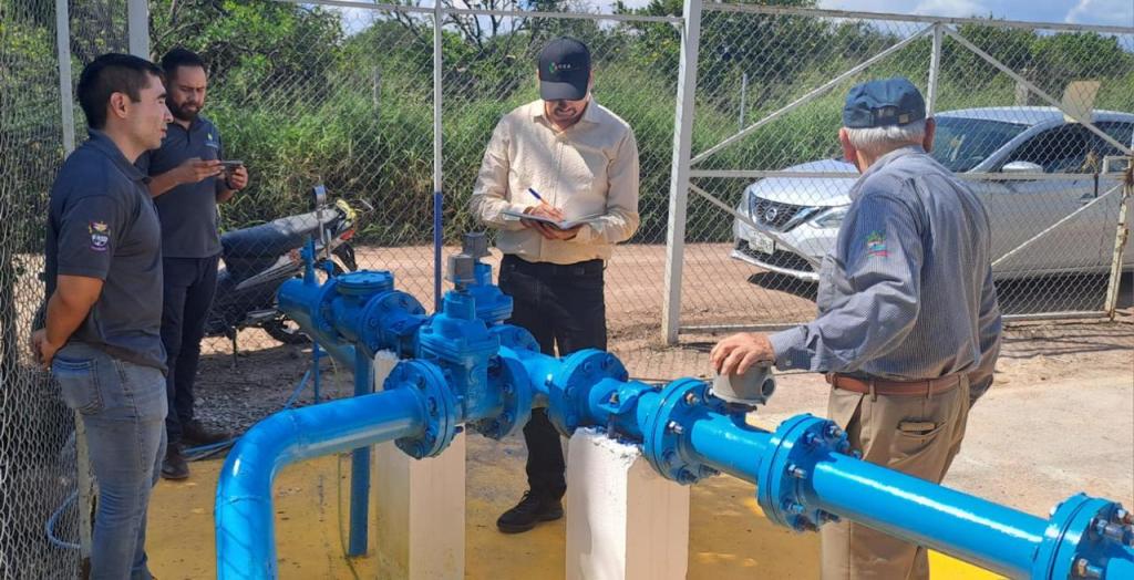 GOBIERNO DEL ESTADO REVISA POZOS QUE ABASTECEN DE AGUA AL MUNICIPIO DE CIUDAD FERNÁNDEZ